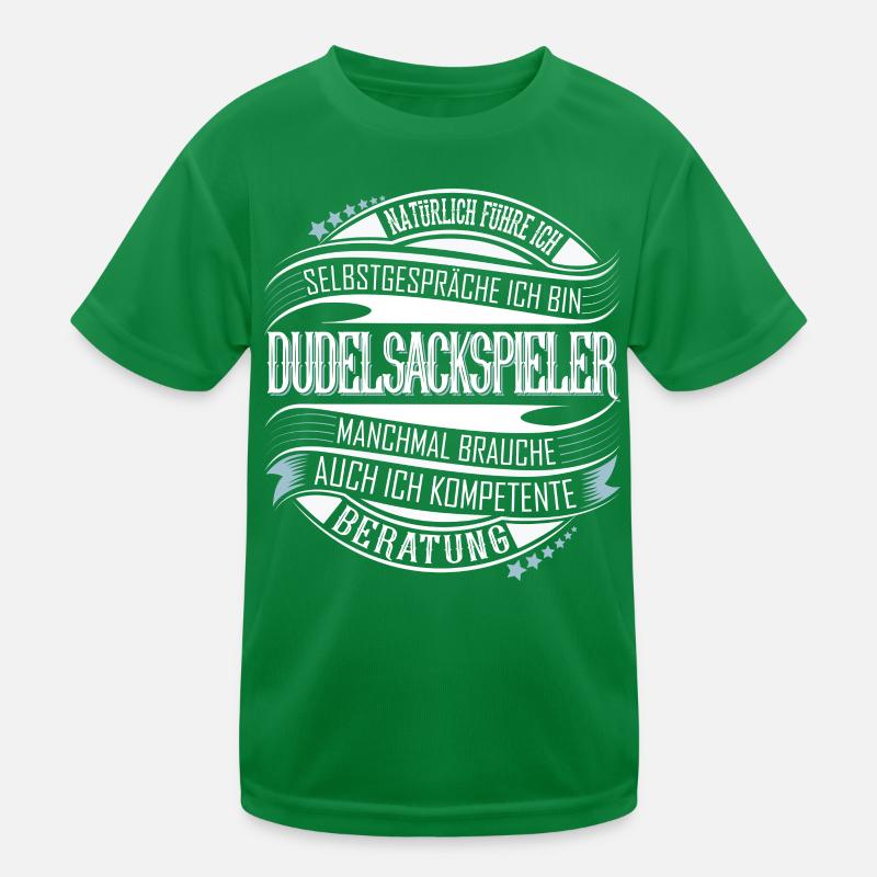 Dudelsack Kinder Funktions-T-Shirt