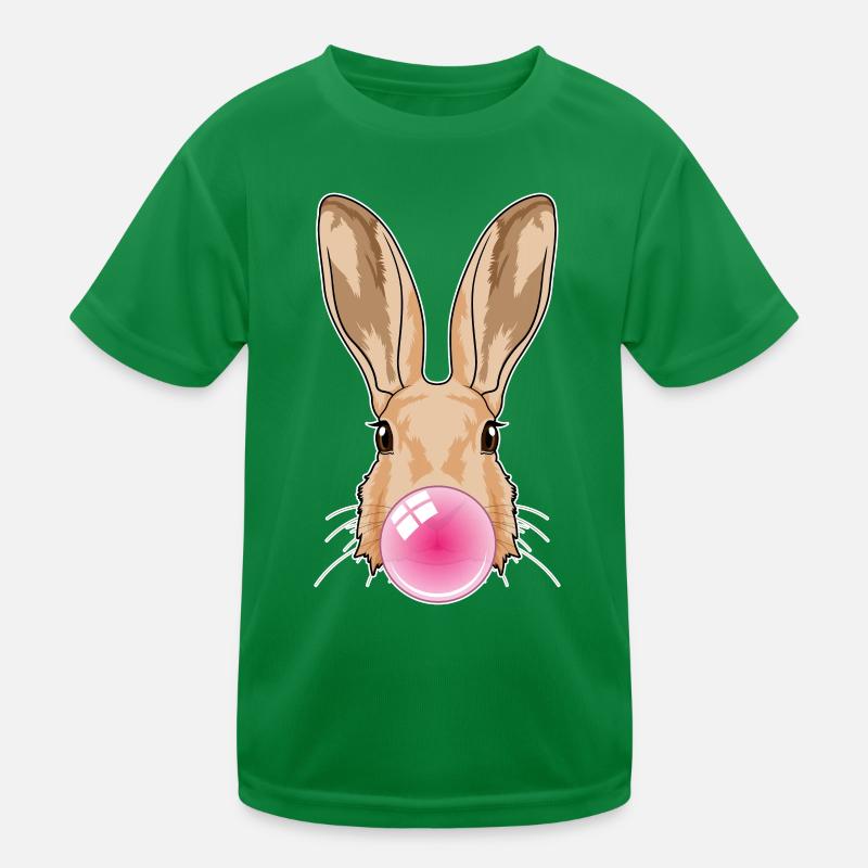 Hase Kaugummi Kinder Funktions-T-Shirt