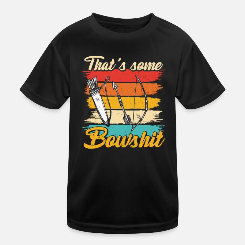 Das ist ein Bowshit Funny Archery Zitat Kinder Funktions-T-Shirt