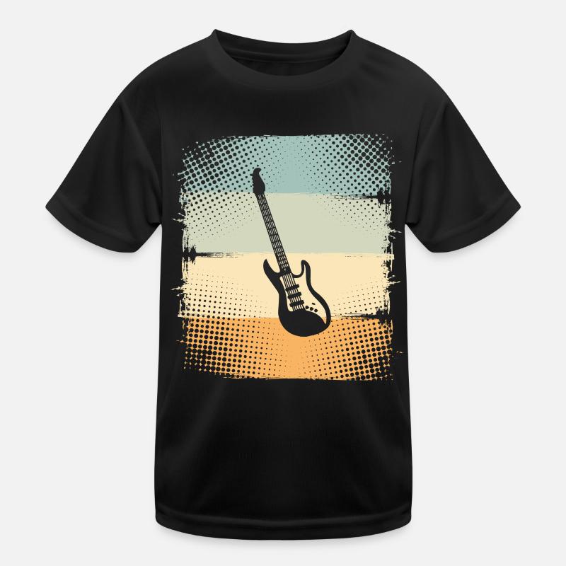 E-Gitarre Kinder Funktions-T-Shirt