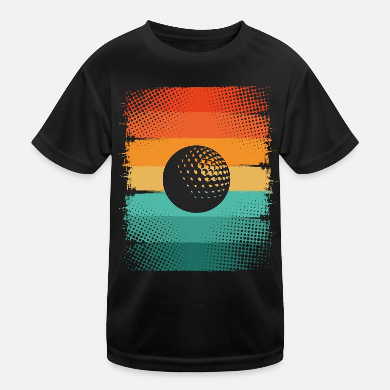 Golfball Kinder Funktions-T-Shirt