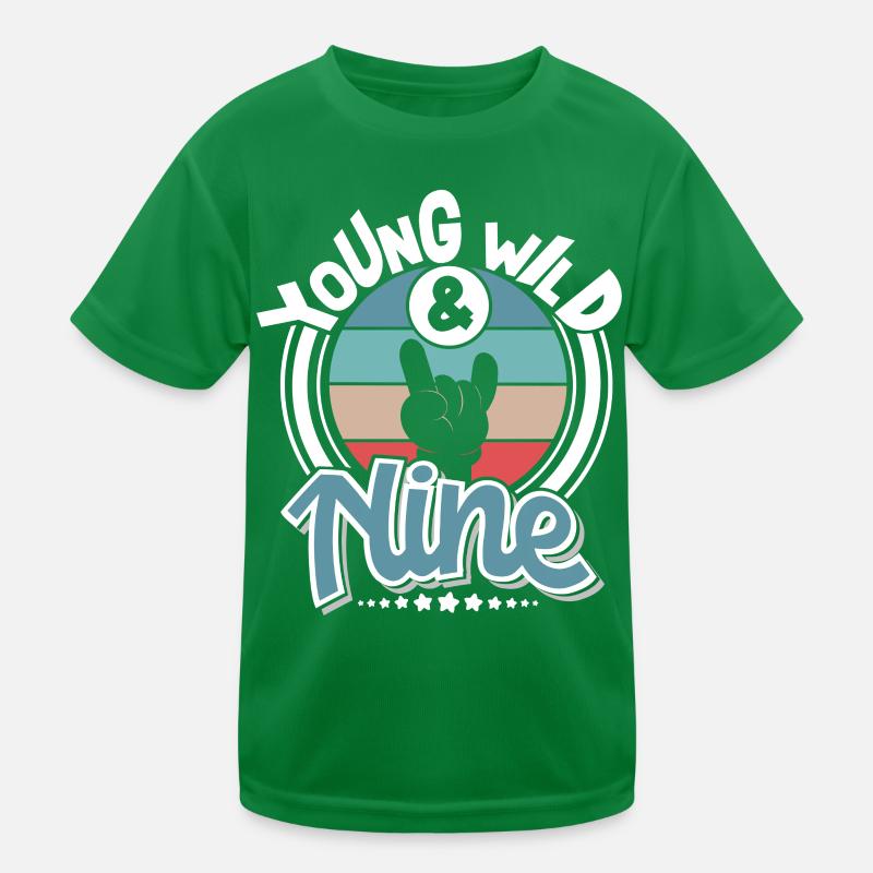 9 Jahre 9. Geburtstag Kinder Funktions-T-Shirt