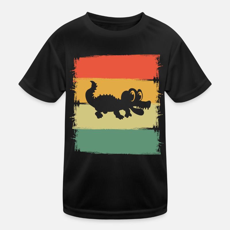 Aligator Crocodile Kids Functional T-Shirt