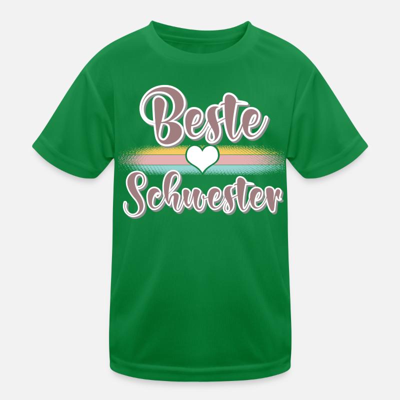 Beste Schwester Kinder Funktions-T-Shirt