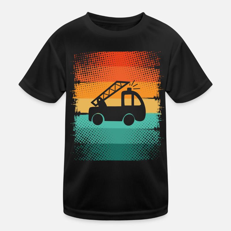Feuerwehr Kinder Funktions-T-Shirt
