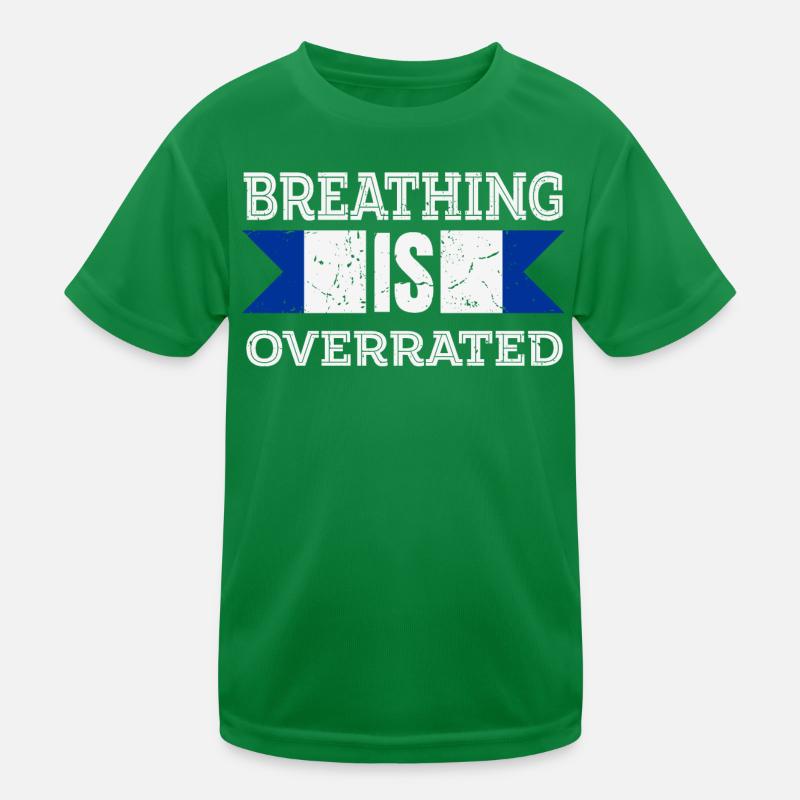Atmung wird überbewertet Kinder Funktions-T-Shirt