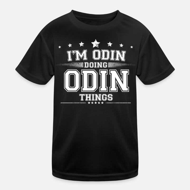 Odin - Kids Functional T-Shirt - black