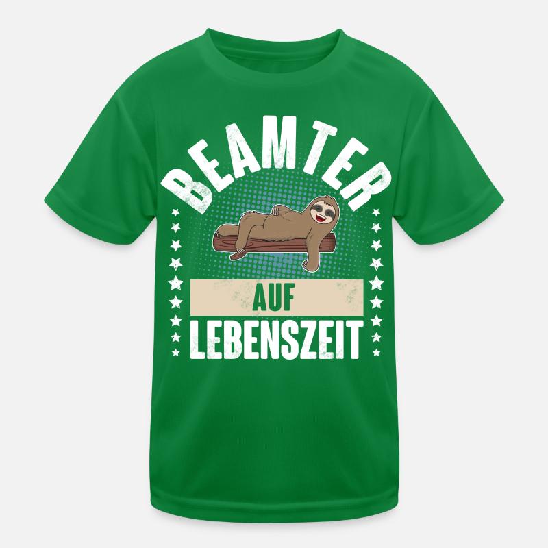 Beamter auf Lebenszeit Kinder Funktions-T-Shirt