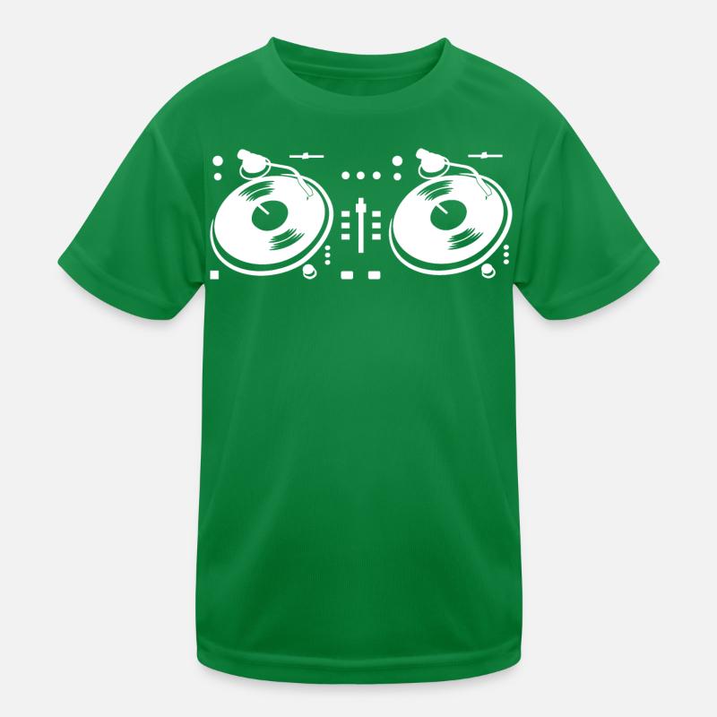 DJ Turntable Kids Functional T-Shirt