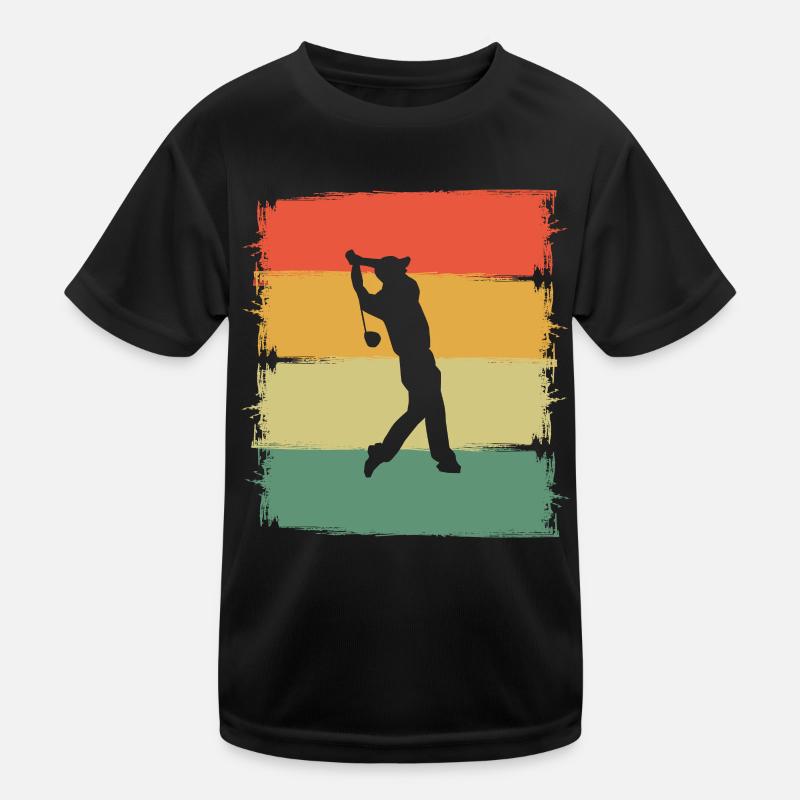 Golf Golfer Kinder Funktions-T-Shirt