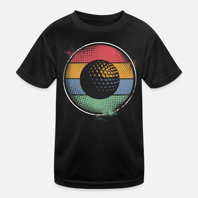 Golfball Golf Kinder Funktions-T-Shirt