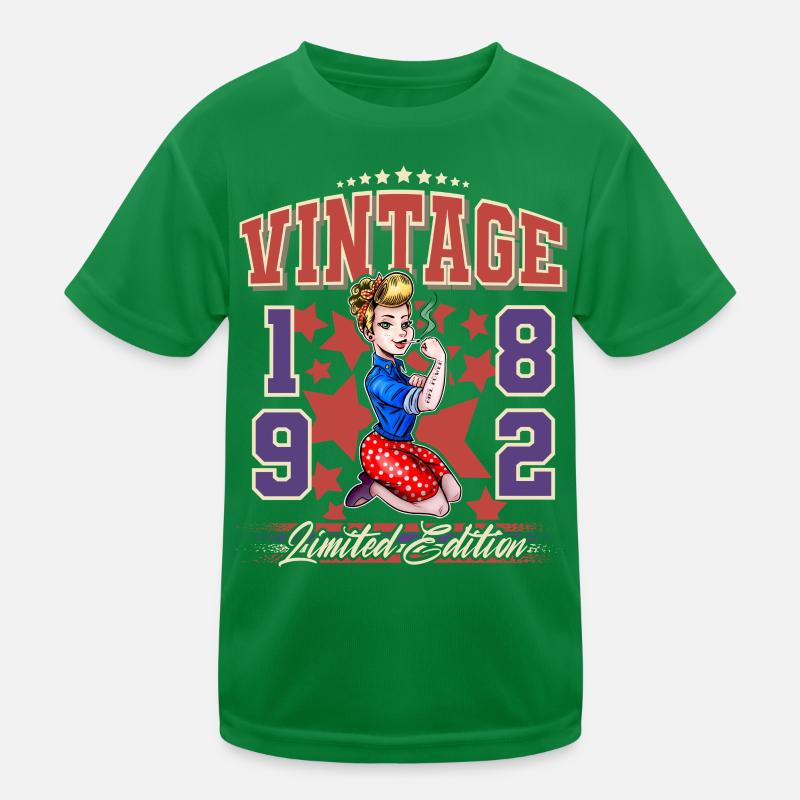 1982 Année de naissance 40e anniversaire Millésime T-shirt sport Enfant