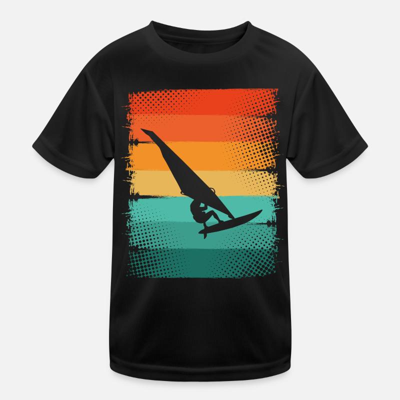 Windsurfen Kinder Funktions-T-Shirt