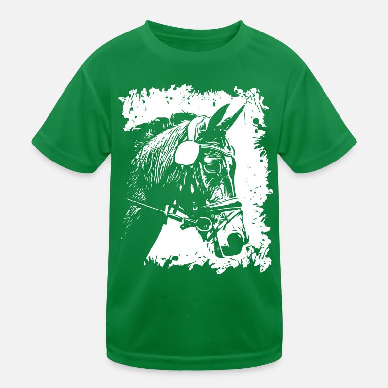 Pferd Kinder Funktions-T-Shirt
