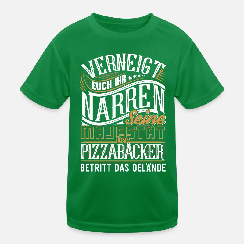 Pizzabäcker Kinder Funktions-T-Shirt