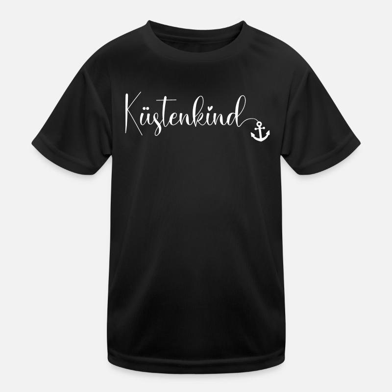 Küstenkind Low German Coast North Sea Kids Functional T-Shirt