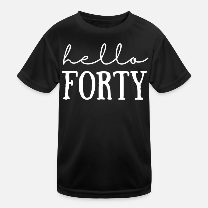 40th birthday Kids Functional T-Shirt