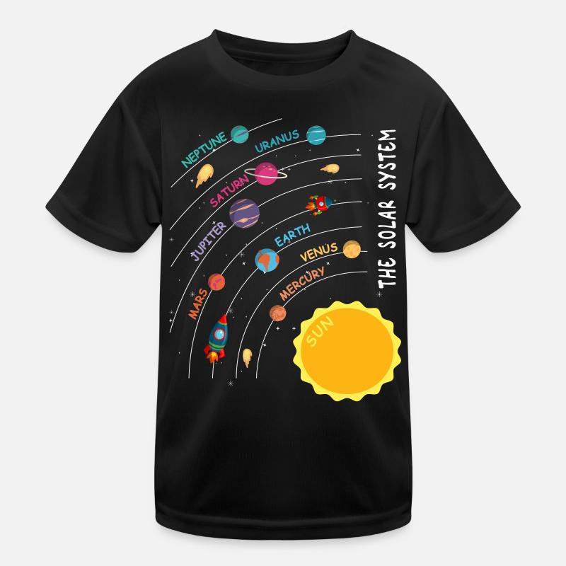 Planètes - Solar System Kids Design T-shirt sport Enfant
