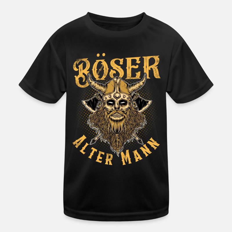 Böser Alter Mann Kinder Funktions-T-Shirt