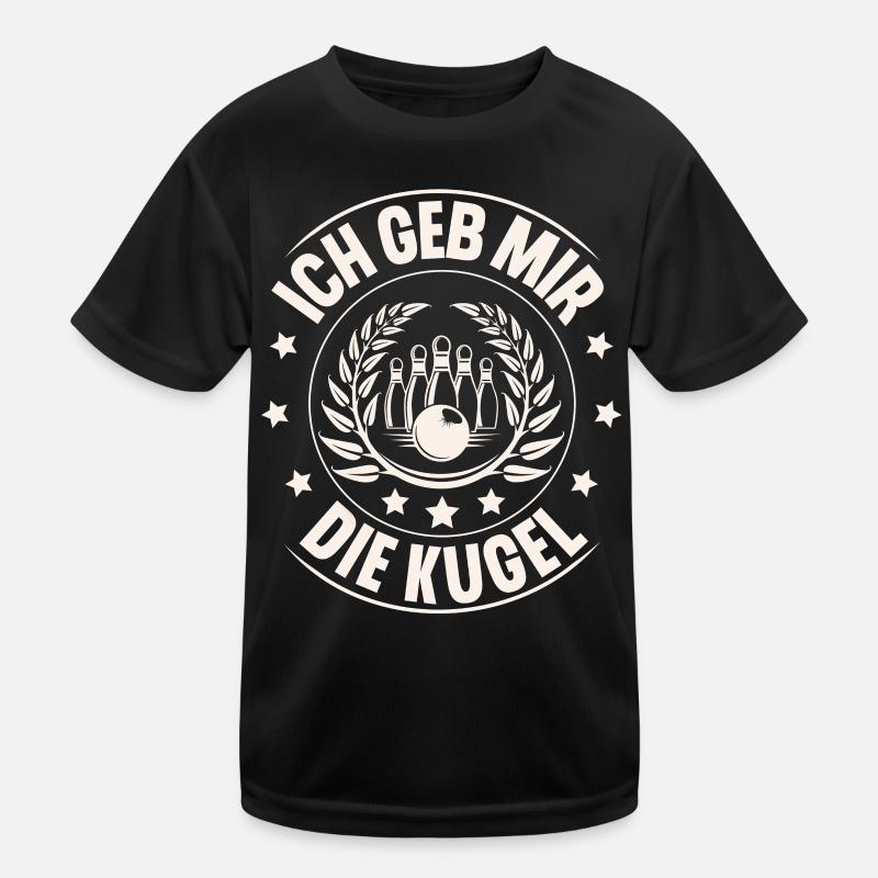 Ich Geb Mir Die Kugel Kinder Funktions-T-Shirt