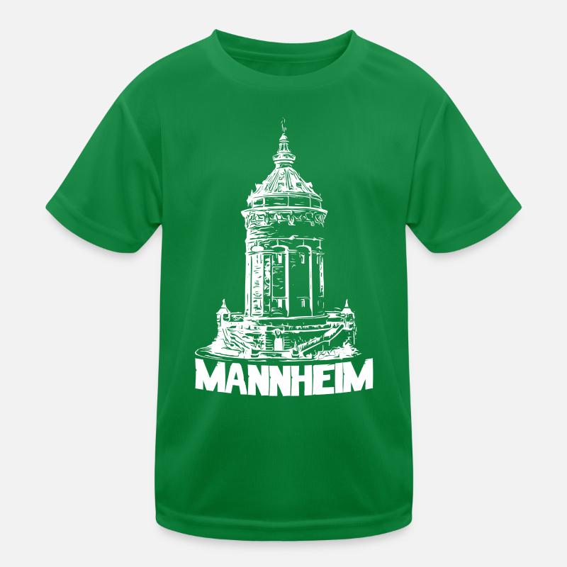 Mannheimer Wasserturm - Mannheim Kinder Funktions-T-Shirt
