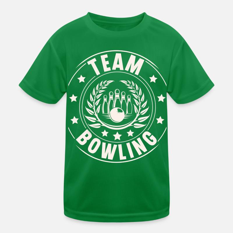 Bowling Team Kids Functional T-Shirt