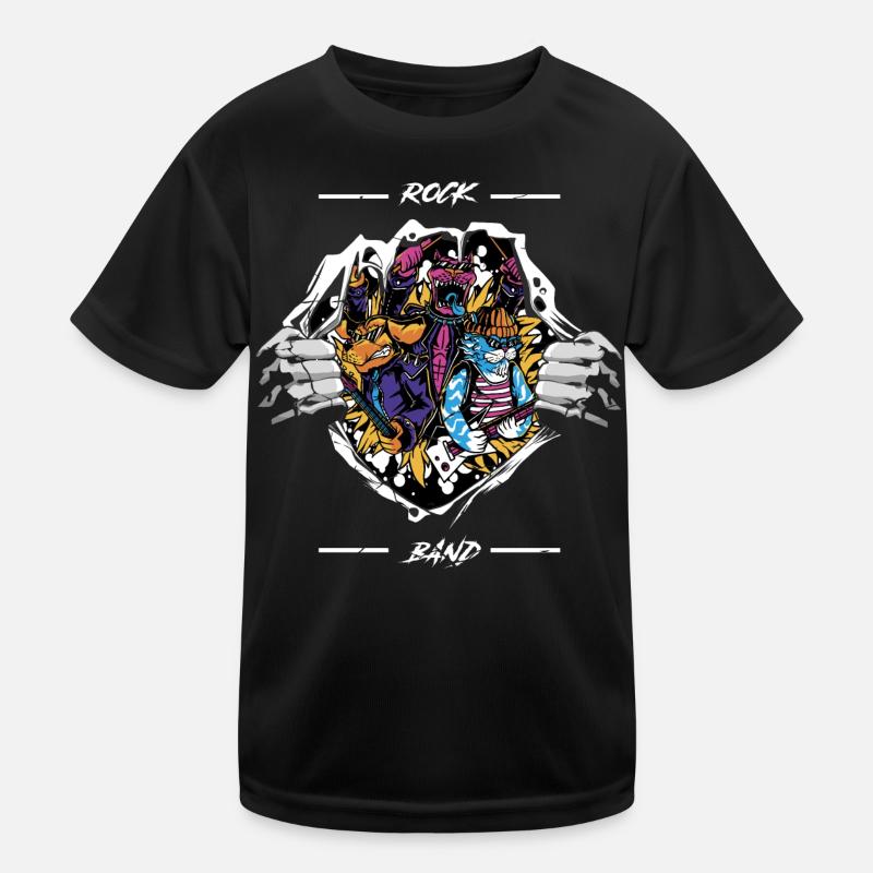 Rock Band Kids Functional T-Shirt