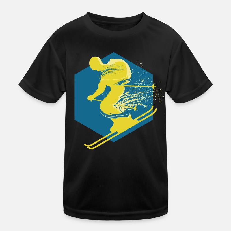 Skier Kids Functional T-Shirt