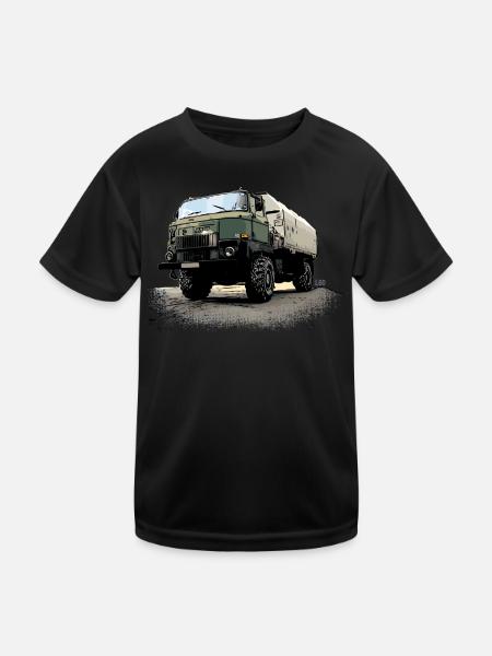 CGPI | L60 | RDA | CAMION - T-shirt sport Enfant - noir - Devant