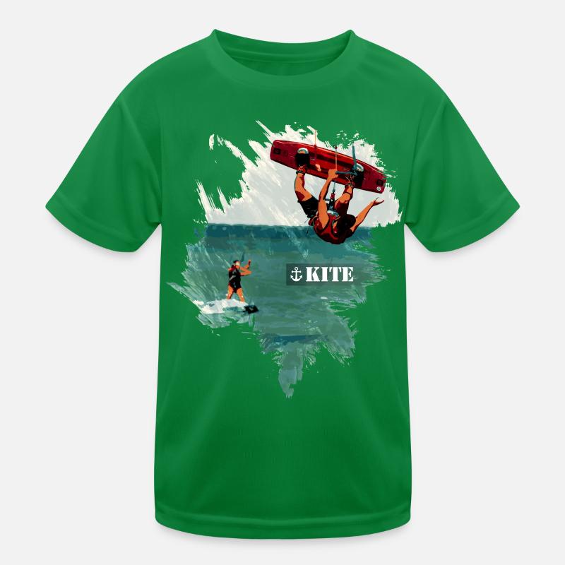 Kite Boarding | Kiting | Kite Surfing Kids Functional T-Shirt