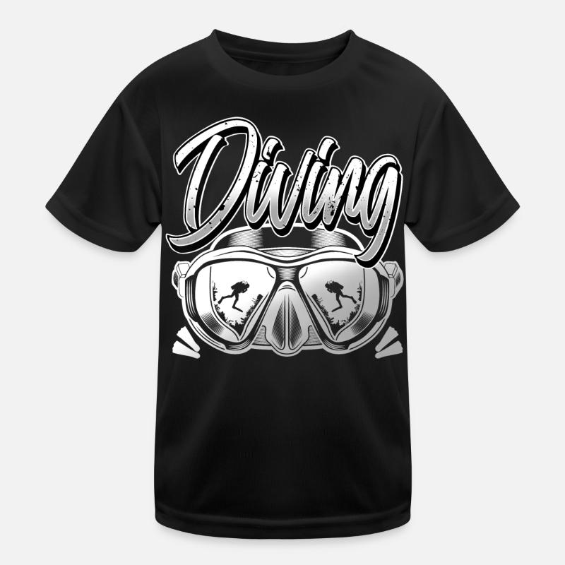 Tauchen Taucher Kinder Funktions-T-Shirt