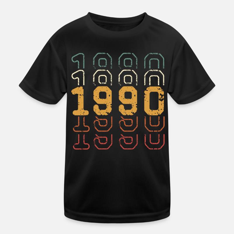 1990 Kinder Funktions-T-Shirt