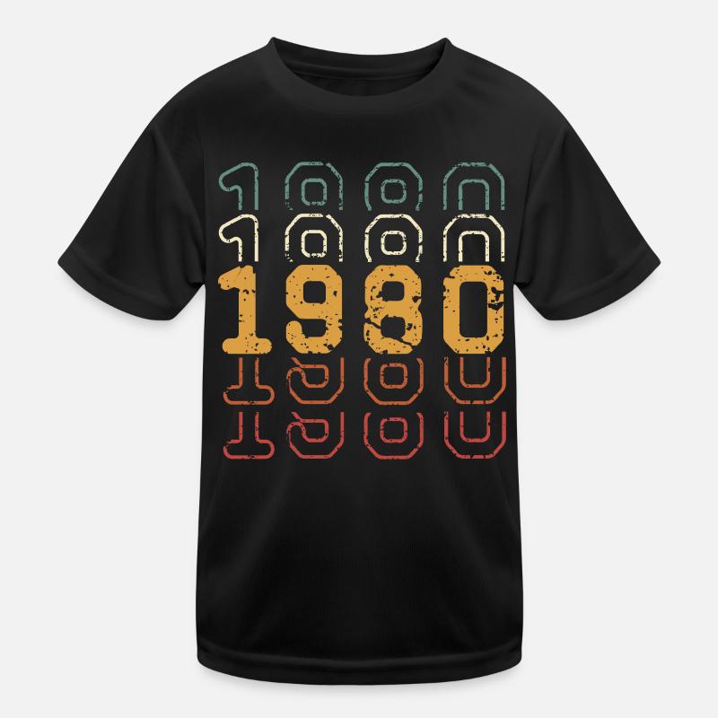 1980 Kinder Funktions-T-Shirt