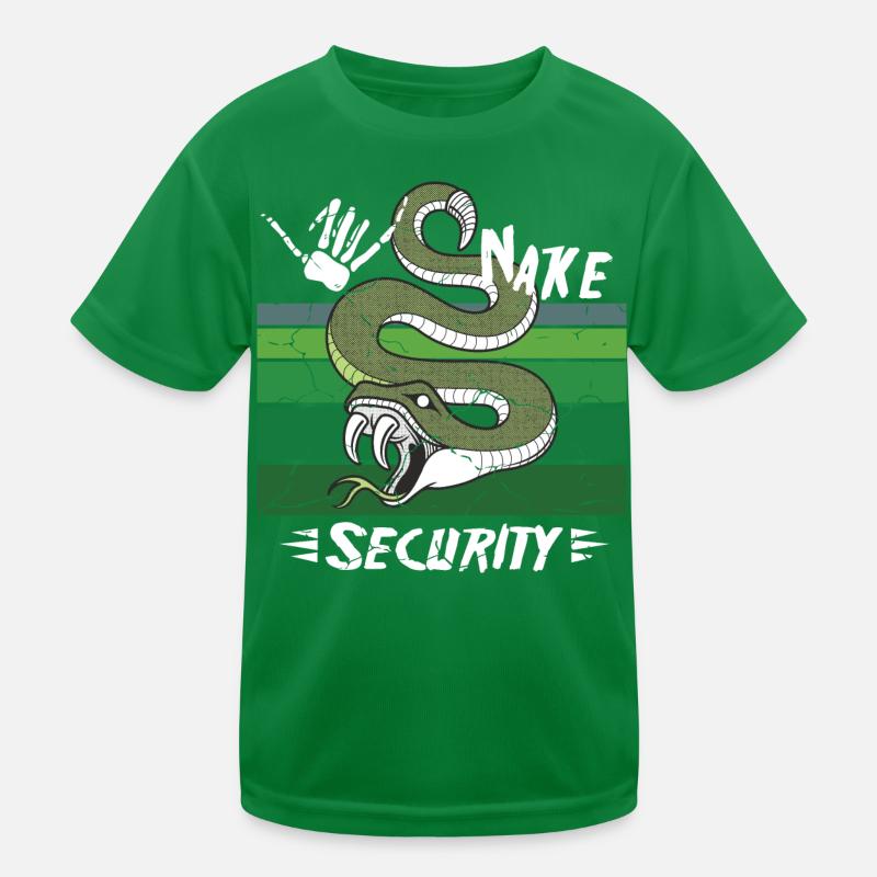 Schlangen Sicherheit Kinder Funktions-T-Shirt