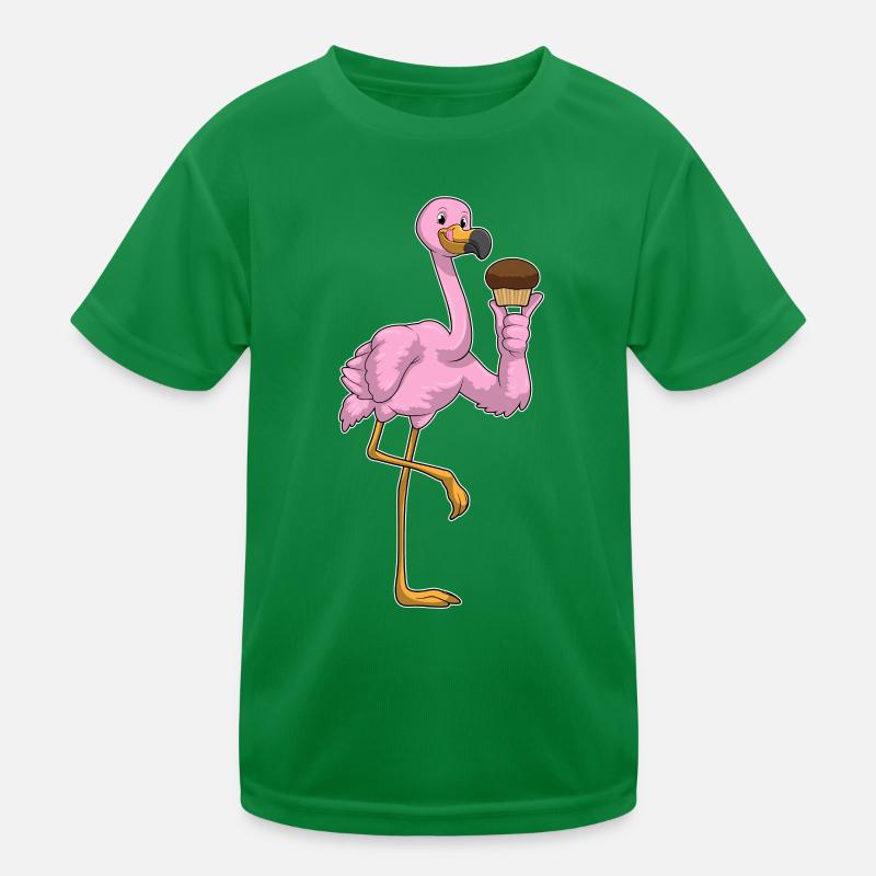 Flamingo Muffin Kids Functional T-Shirt