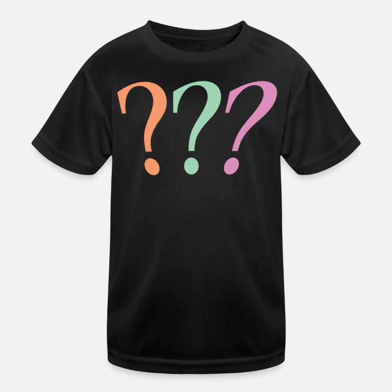Question mark Kids Functional T-Shirt