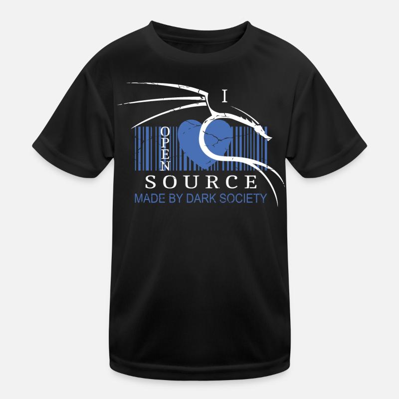 J’adore les logiciels open source T-shirt sport Enfant