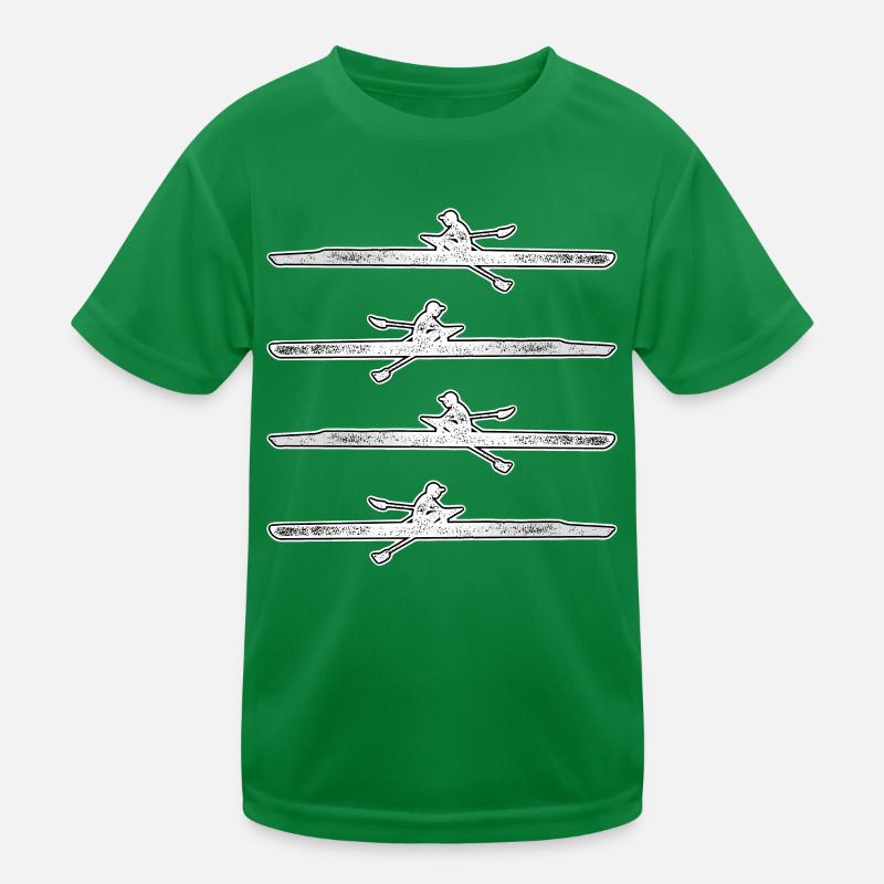 Rowing Rower Rowing Boat Kids Functional T-Shirt