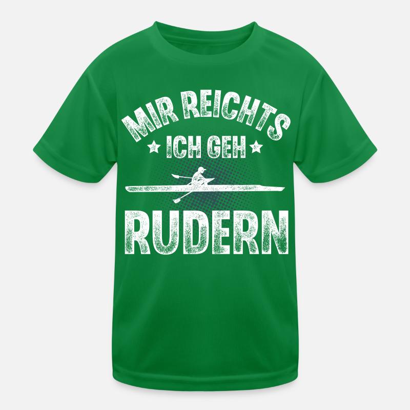 Rudern Ruderer Ruderboot Kinder Funktions-T-Shirt