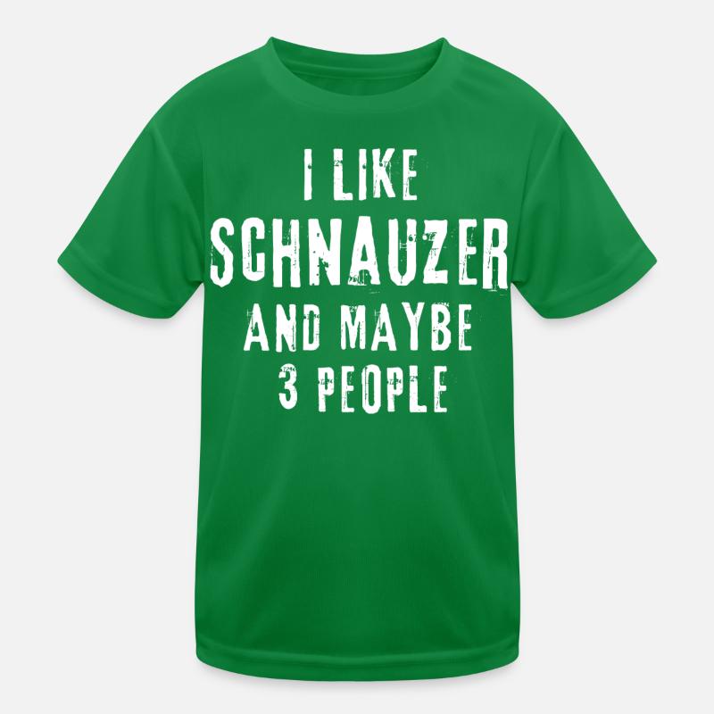 Schnauzer Kinder Funktions-T-Shirt