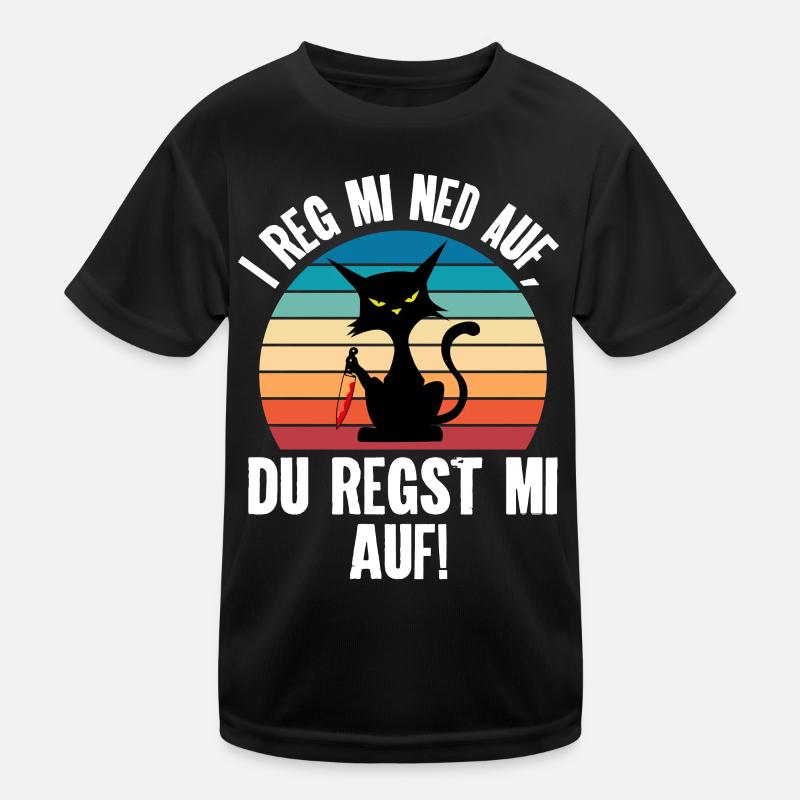 I Reg Mi Net Auf, Du Regst Mi Auf Schwäbisch Kinder Funktions-T-Shirt