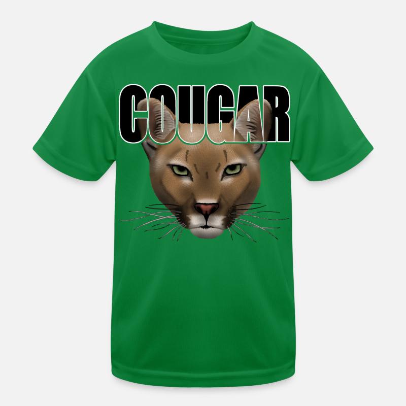 Cougar script R6Z Kinder Funktions-T-Shirt