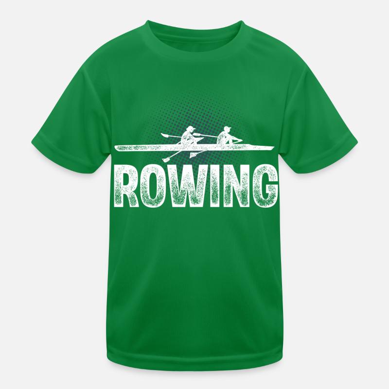 Rowing Rower Rowing Boat Kids Functional T-Shirt