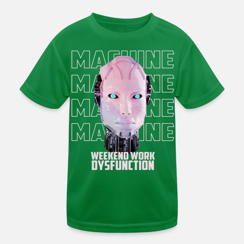 Homme machine T-shirt sport Enfant