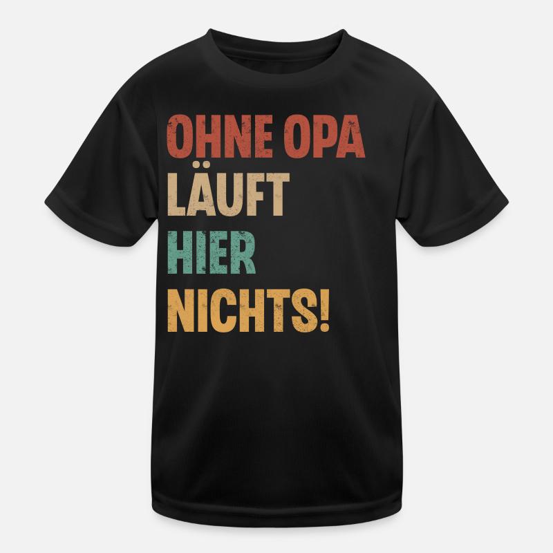 Opa Kinder Funktions-T-Shirt
