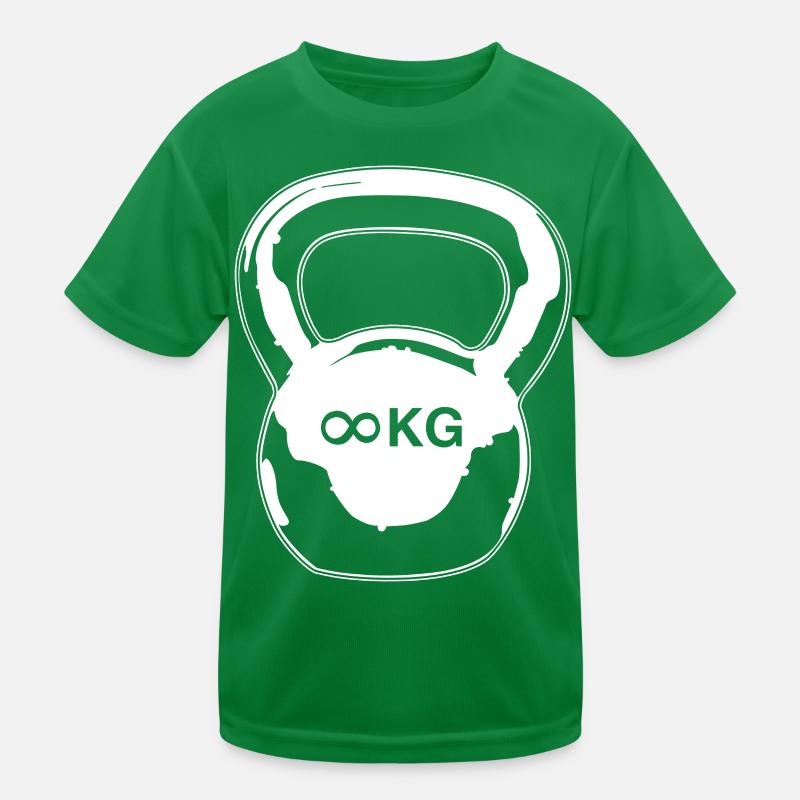 Kettlebell Kinder Funktions-T-Shirt