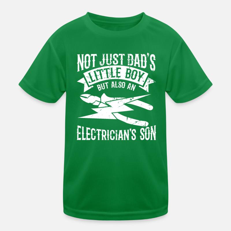 Electrical engineer son Kids Functional T-Shirt