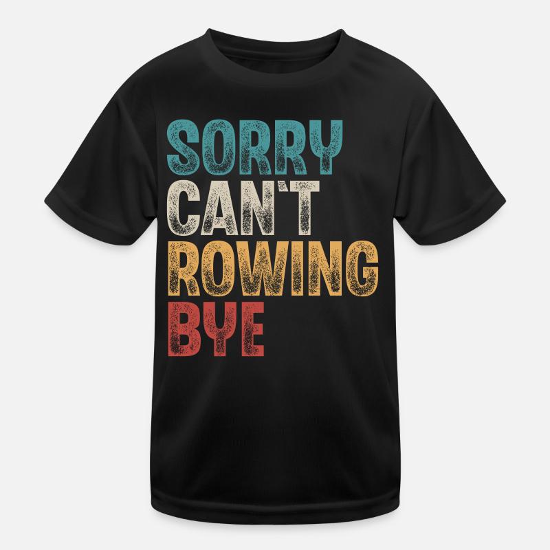 Rowing Rower Rowing Boat Kids Functional T-Shirt