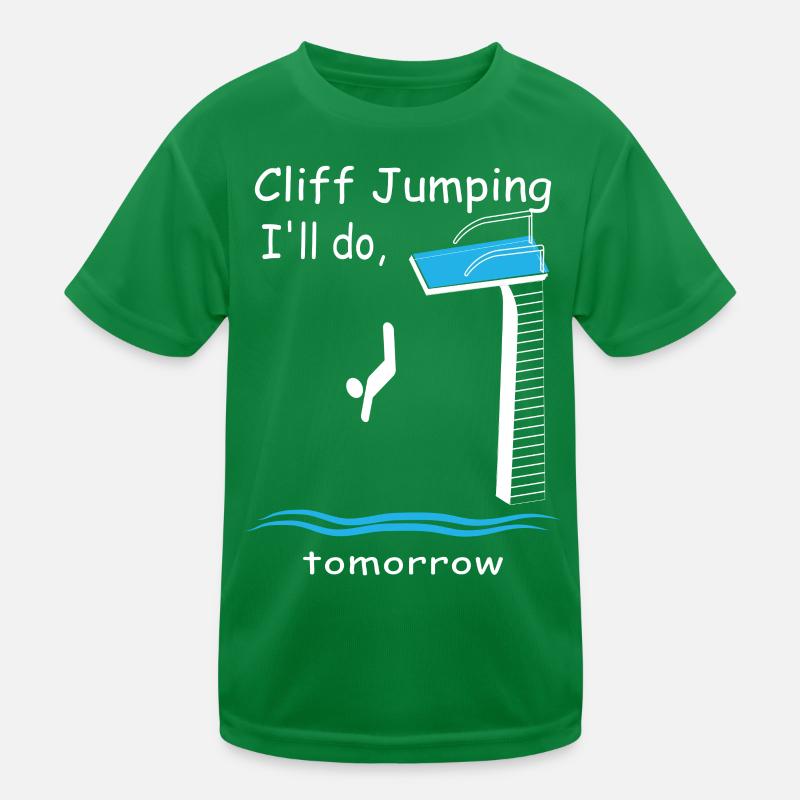 Klippenspringer Kinder Funktions-T-Shirt