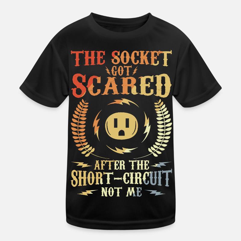 Elektronikerwitz T-shirt sport Enfant